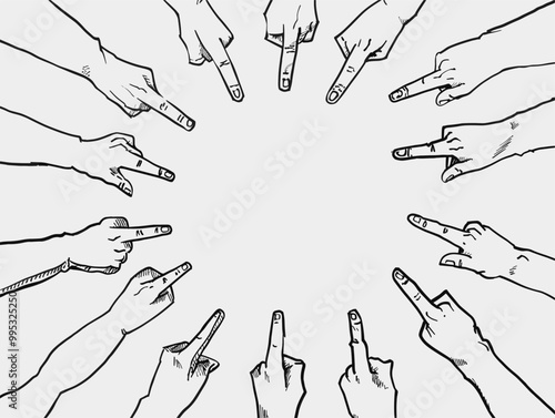 United in Blame and Shared Responsibility: A Circle of Pointing Fingers