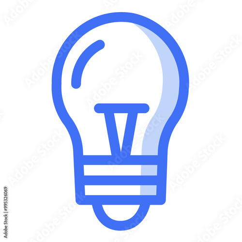 Idea & Lightbulb Icon Shady Style