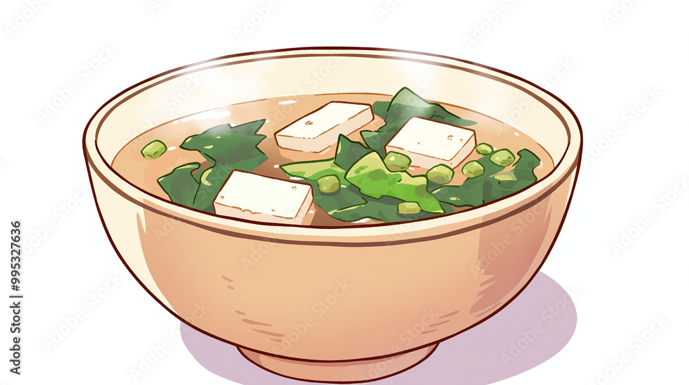 Miso Soup with Tofu and Seaweed: A Delicious Japanese Dish Miso Soup with Tofu and Seaweed: A Delicious Japanese Dish