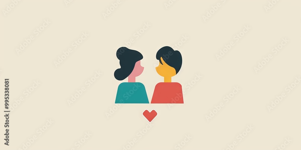A couple of people are hugging and there is a heart in the background A couple of people are hugging and there is a heart in the background