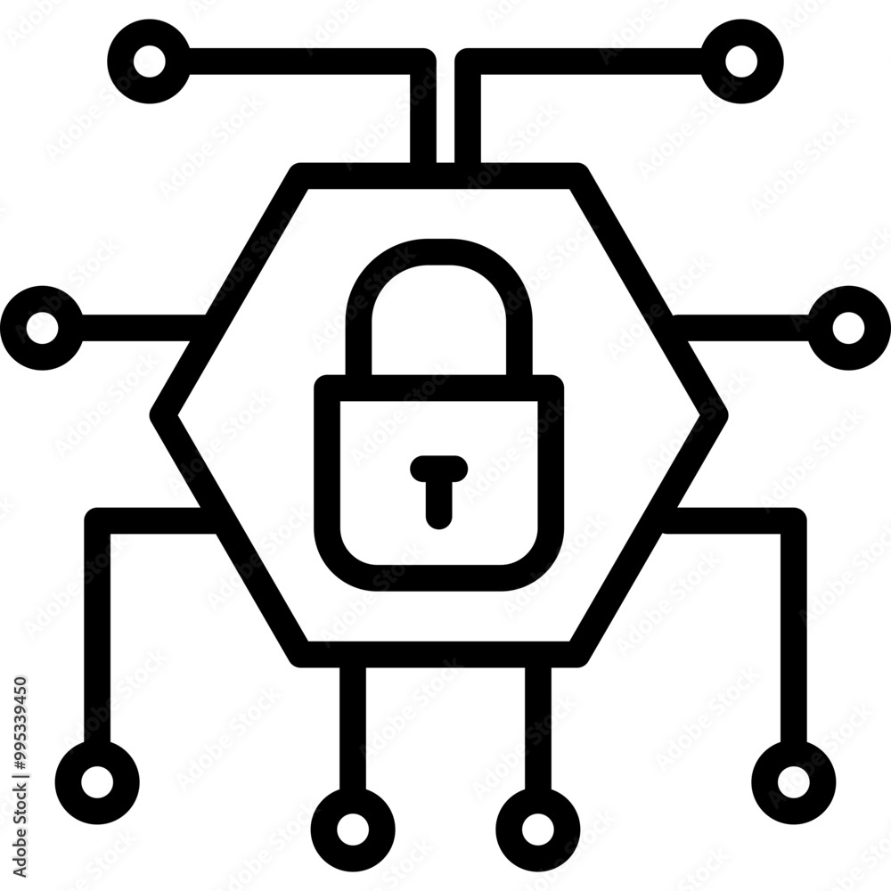 Cyber Security Icon Cyber Security Icon