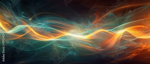 Dynamic Energy Flow in Vibrant Colors