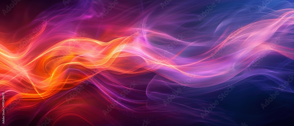 Colorful Abstract Wave of Light and Motion Colorful Abstract Wave of Light and Motion