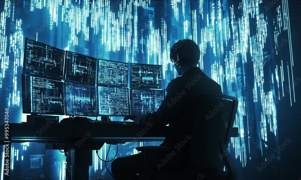 Hacker in Digital Matrix Hacker in Digital Matrix