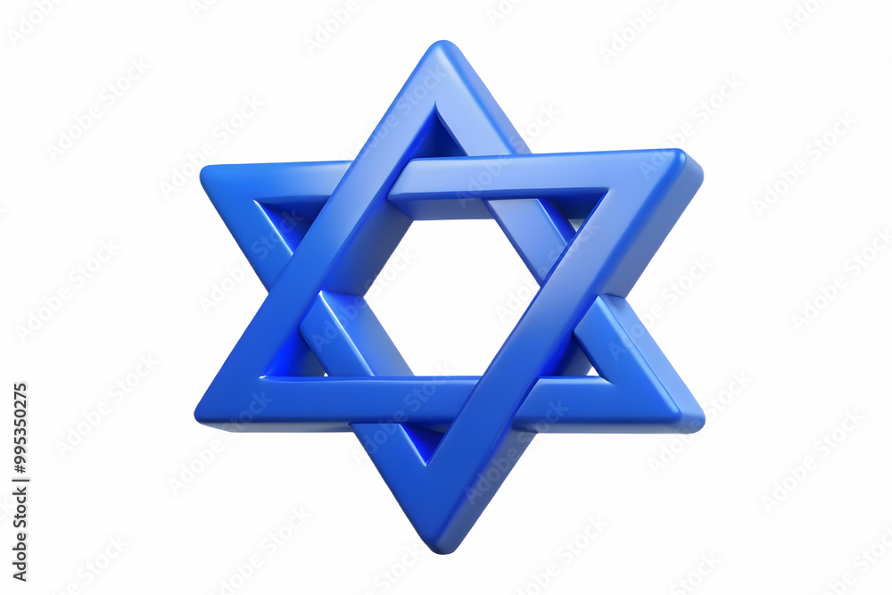 Flat Isolated Star of David with Glowing Effect on White Background - Ideal for Infographics and Religious Content Focused on Hanukkah and Jewish Symbolism Flat Isolated Star of David with Glowing Effect on White Background - Ideal for Infographics and Religious Content Focused on Hanukkah and Jewish Symbolism