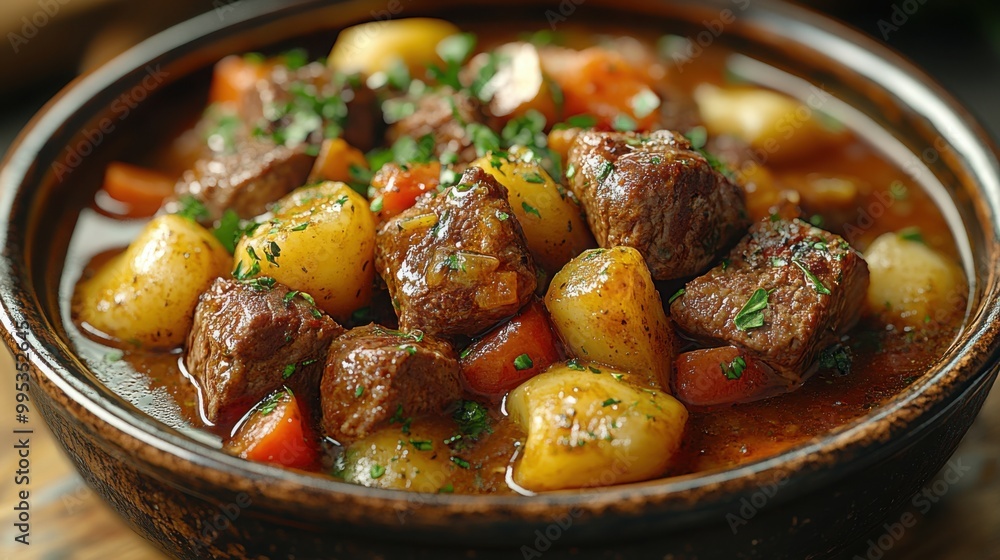 Hearty Beef Stew with Tender Meat and Root Vegetables Perfect for Comfort Food Lovers Hearty Beef Stew with Tender Meat and Root Vegetables Perfect for Comfort Food Lovers
