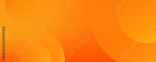 Abstract orange background with circles. eps 10