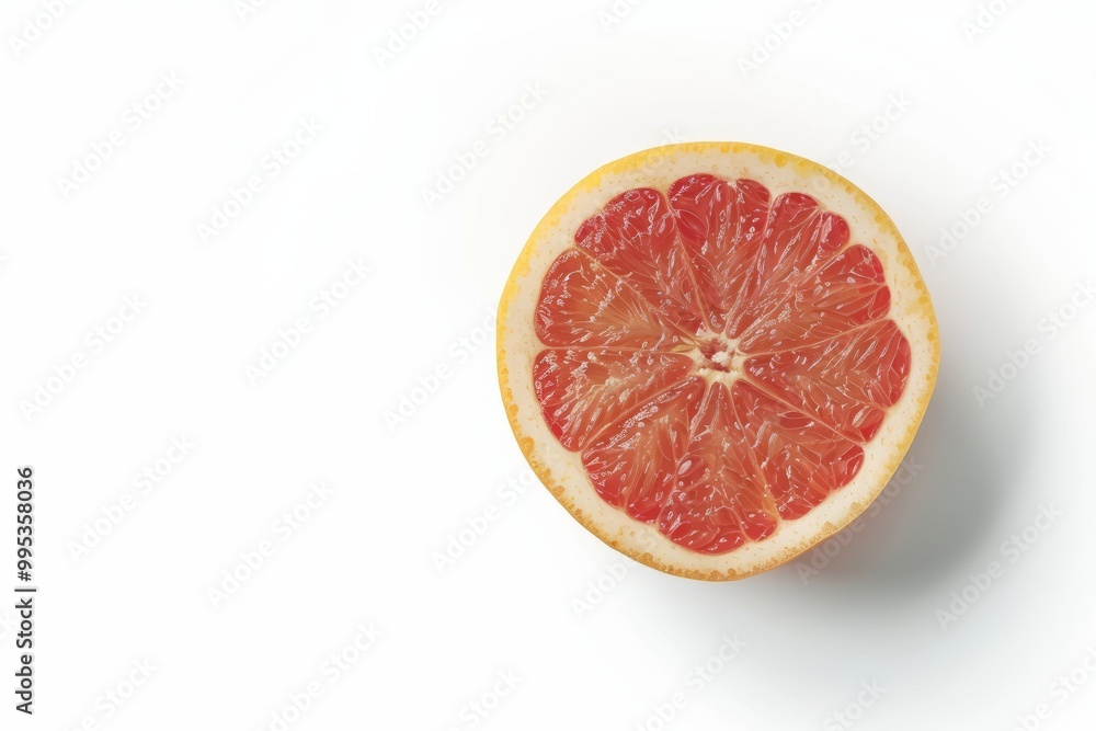 A fresh grapefruit isolated on white A fresh grapefruit isolated on white