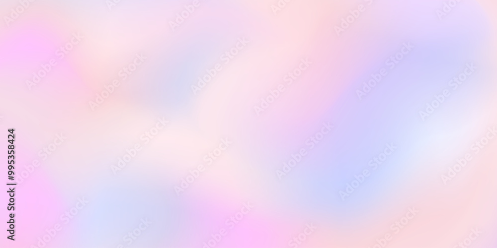 Abstract holographic pastel light pink, soft lavender, pale peach, baby blue gradient background for web header, banner design. Cute hologram backdrop, smooth texture Abstract holographic pastel light pink, soft lavender, pale peach, baby blue gradient background for web header, banner design. Cute hologram backdrop, smooth texture