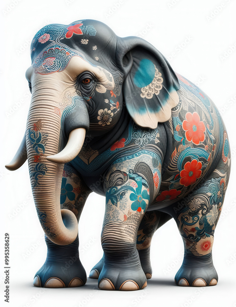 Fototapeta premium 象（Elephant） 