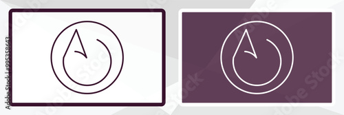 asceticism outline icon. Linear vector from religion concept. Thin line white and black asceticism icon isolated on white and dark background