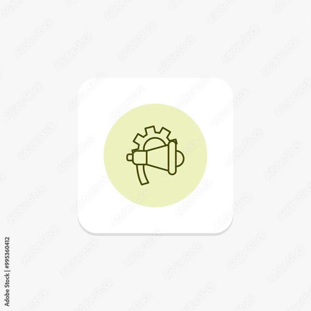 Brand Management line icon , vector, pixel perfect, illustrator file Brand Management line icon , vector, pixel perfect, illustrator file