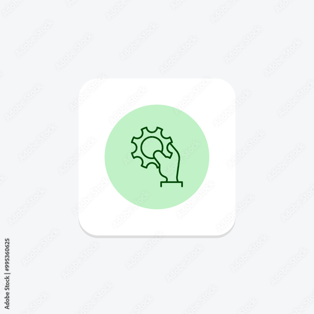 Service Management line icon , vector, pixel perfect, illustrator file Service Management line icon , vector, pixel perfect, illustrator file