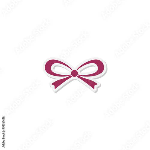 Bow tie icon isolated on transparent background