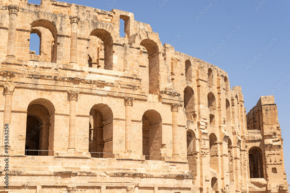 El Jem Amphitheater in Tunisia El Jem Amphitheater in Tunisia