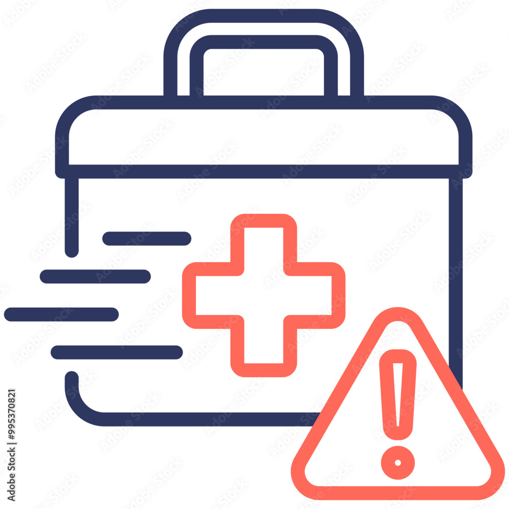 Obraz premium Emergency Kit Icon