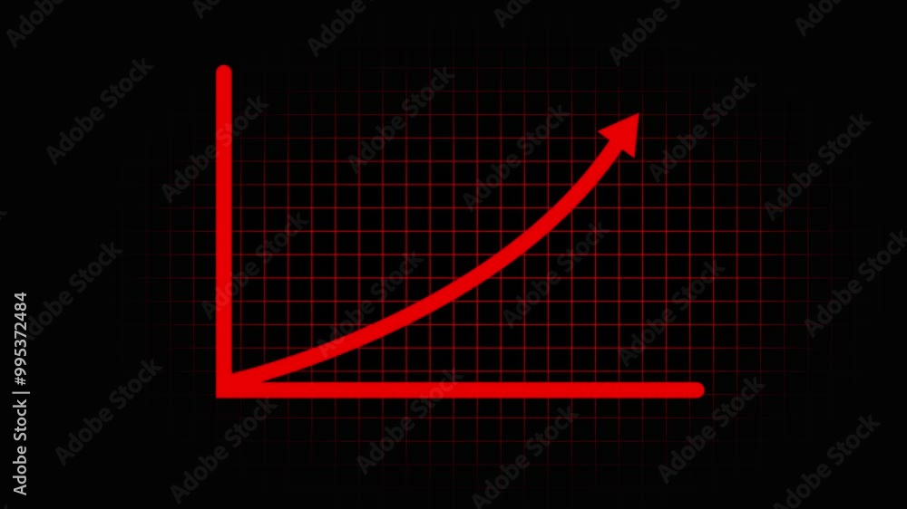 Business growth arrow and graph chart animation. Success concept-business line arrow isolated on transparent background. Business growth arrow and graph chart animation. Success concept-business line arrow isolated on transparent background.