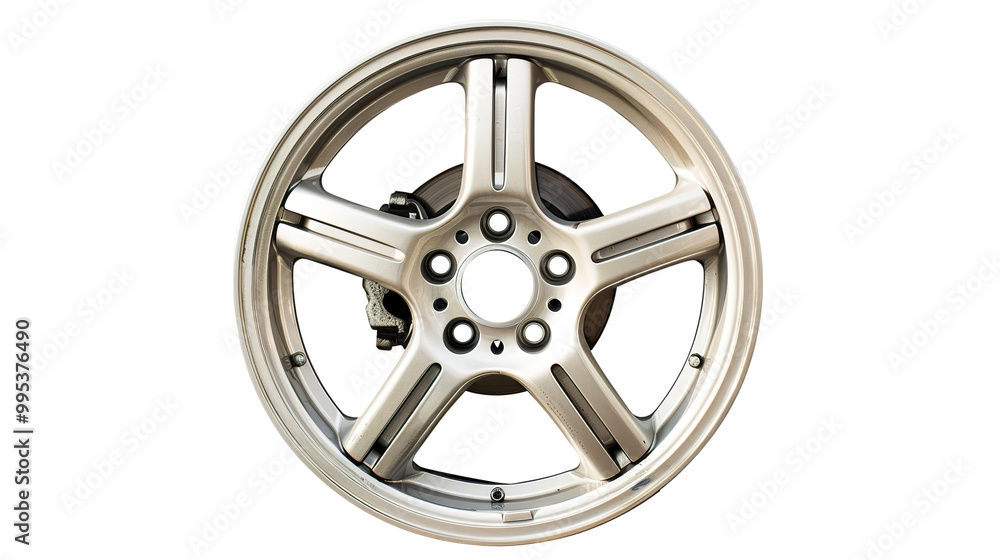 Obraz premium Car rims isolated on transparent background, png