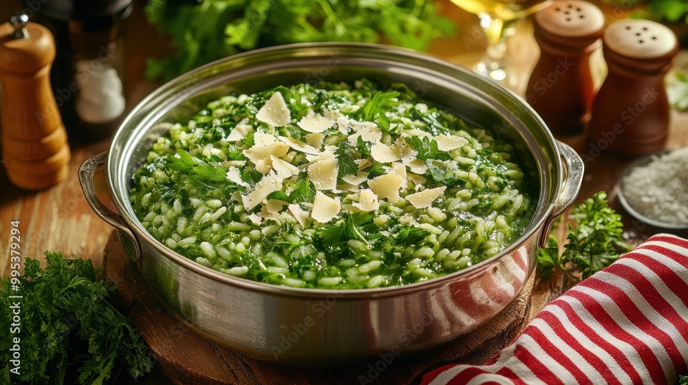 The Green Risotto Dish