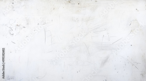 A close-up of a whiteboard surface with faint lines from previous writing, erased but still slightly visible.