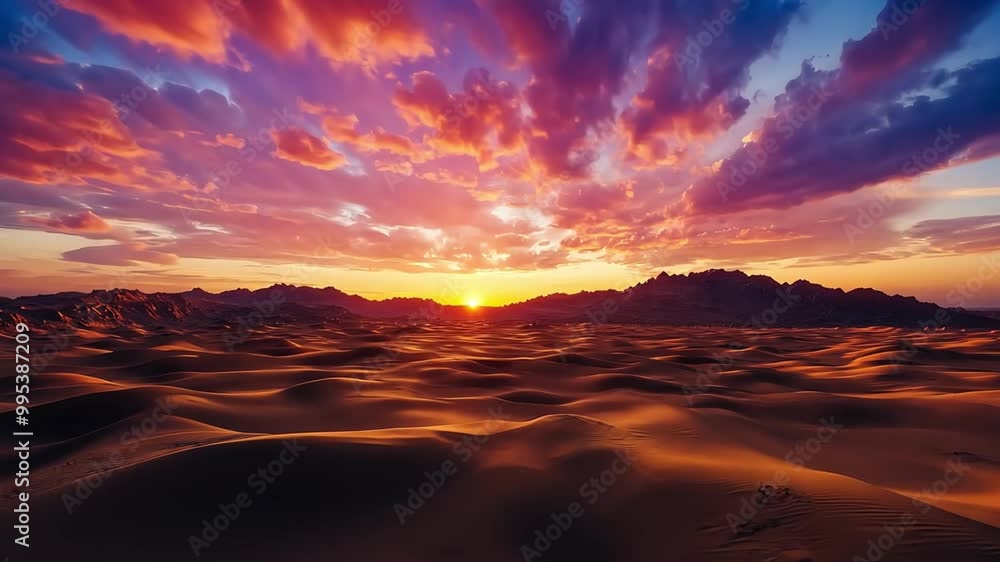 Desert Sunset Desert Sunset