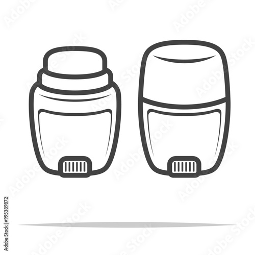 Deodorant stick icon transparent vector isolated