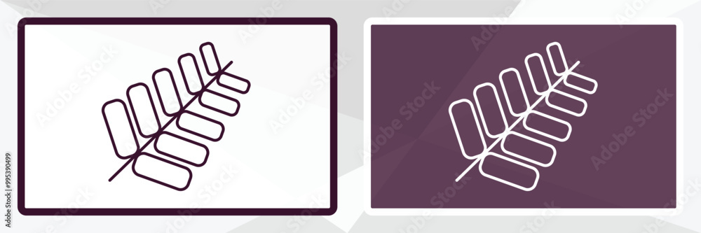 gooseberry leaf outline icon. Linear vector from nature concept. Thin line white and black gooseberry leaf icon isolated on white and dark background gooseberry leaf outline icon. Linear vector from nature concept. Thin line white and black gooseberry leaf icon isolated on white and dark background