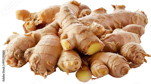 Ginger isolated on transparent background, png