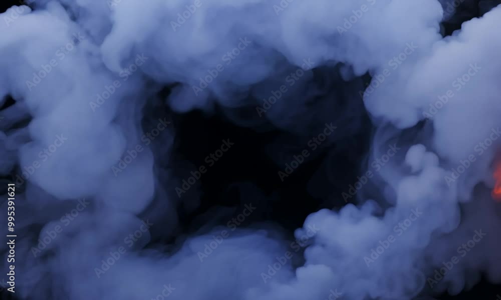 Real smoke exploding outwards with empty center. Dramatic smoke or fog effect for spooky Halloween background. Real smoke exploding outwards with empty center. Dramatic smoke or fog effect for spooky Halloween background.