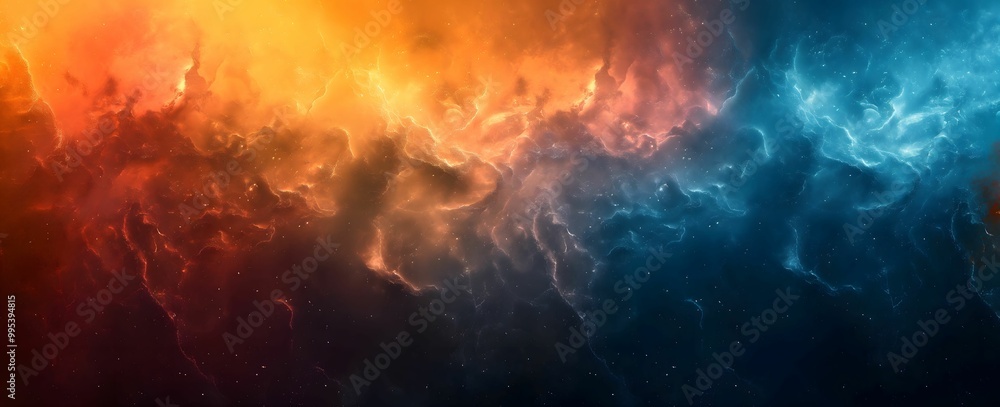 Smooth Textured Black, Teal Blue and Orange Gradient Background Smooth Textured Black, Teal Blue and Orange Gradient Background