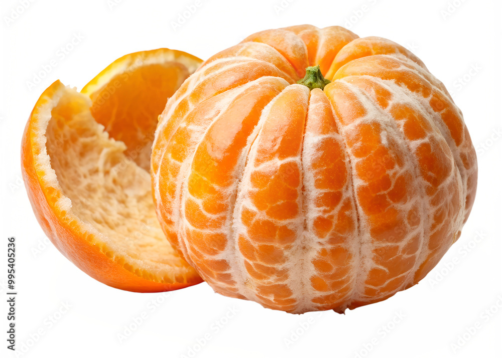 peeled tangerine isolated on transparent background peeled tangerine isolated on transparent background