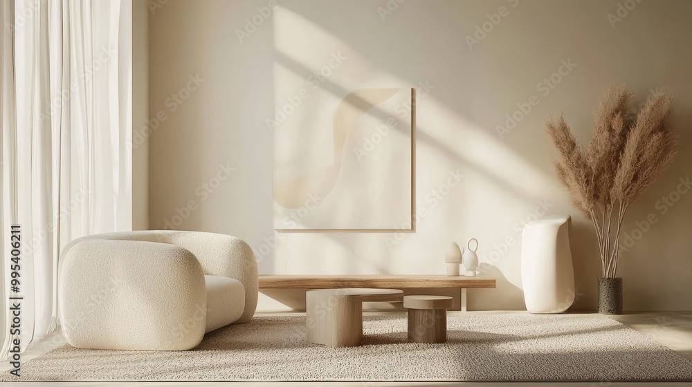 Modern Minimalist Living Room Design Mockup Modern Minimalist Living Room Design Mockup