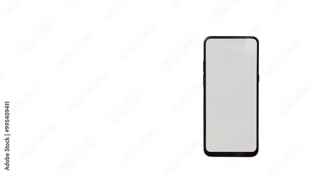 Smartphone mockup isolated on transparent background, png Smartphone mockup isolated on transparent background, png