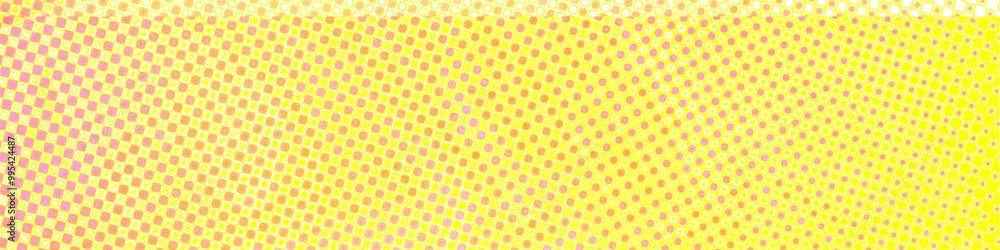 Yellow dots pattern gradient panorama background, Suitable for Advertisements, Posters, Sale, Banners, Anniversary, Party, Events, Ads and various design works Yellow dots pattern gradient panorama background, Suitable for Advertisements, Posters, Sale, Banners, Anniversary, Party, Events, Ads and various design works