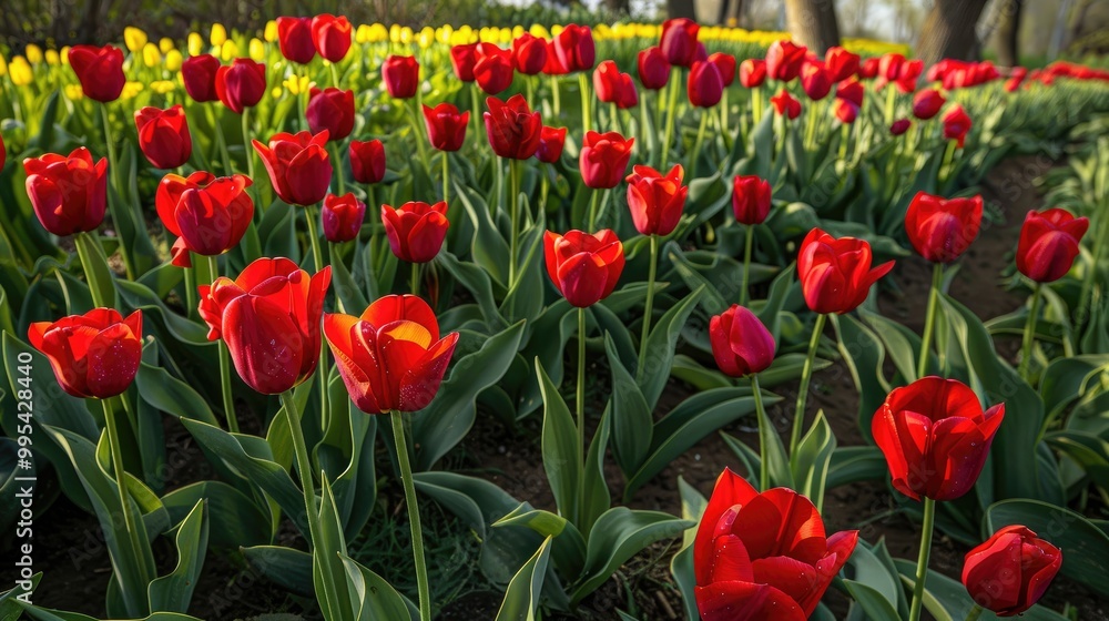 Tulip flower for postcard decoration and agriculture Tulip flower for postcard decoration and agriculture