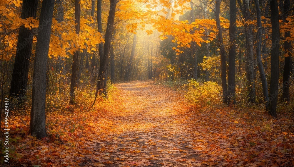 Obraz premium A Journey Through Autumn’s Beauty