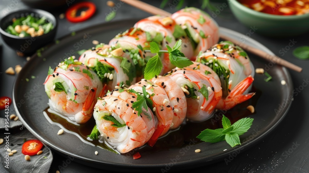 Tasty Vietnamese appetizer roll Tasty Vietnamese appetizer roll