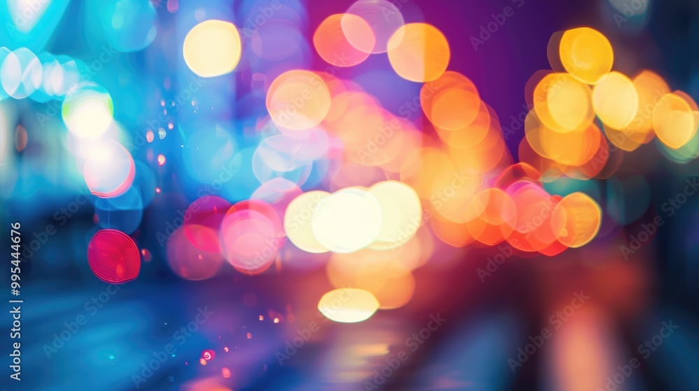 Flashing lights in a blur Flashing lights in a blur