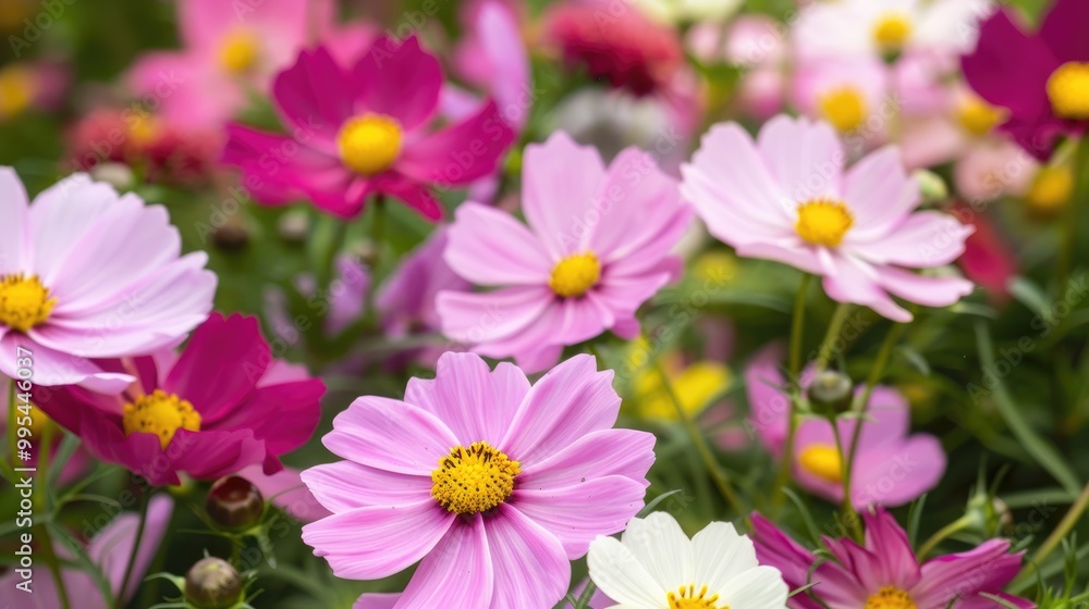 Flowering Herbaceous Plant Cosmos bipinnatus Flowering Herbaceous Plant Cosmos bipinnatus