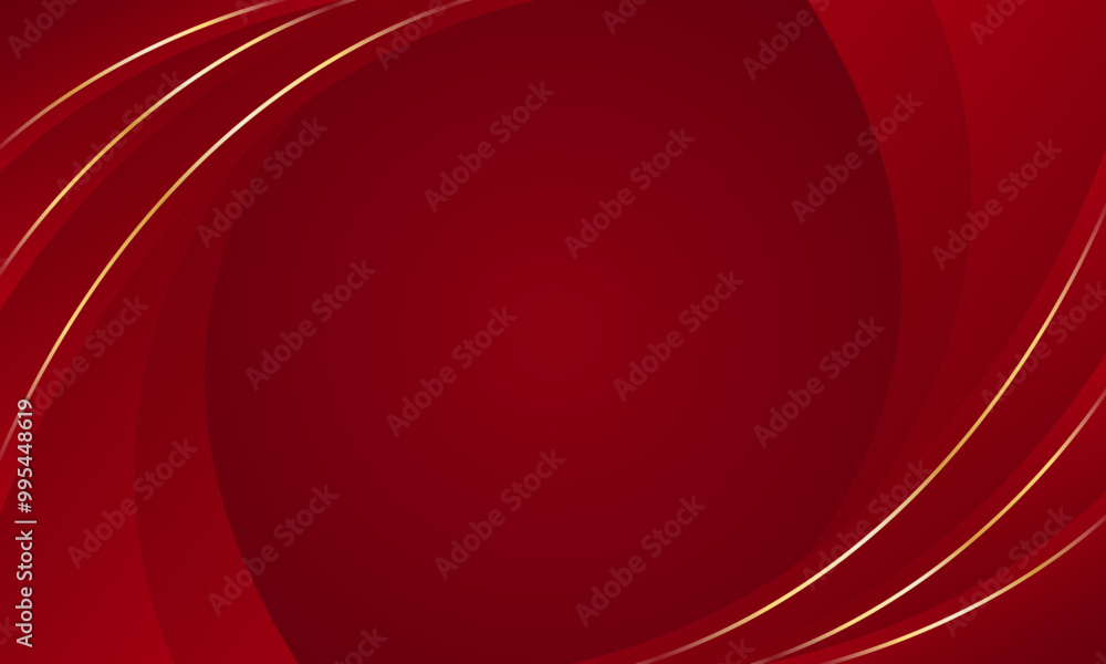 Abstract red luxury background with gold lines. Elegant curve modern wallpaper. Template banner background for sales, ads, events, awards, web, pages, and others Abstract red luxury background with gold lines. Elegant curve modern wallpaper. Template banner background for sales, ads, events, awards, web, pages, and others