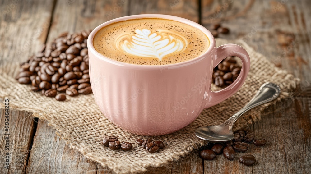 The Coffee Cup and Beans The Coffee Cup and Beans