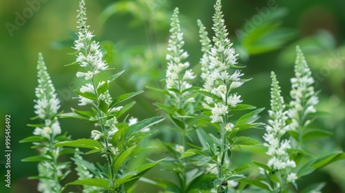 Mugwort species with white color