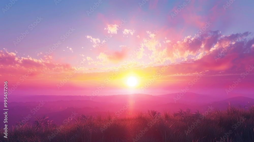 Morning sunrise with horizon sky sunset Morning sunrise with horizon sky sunset