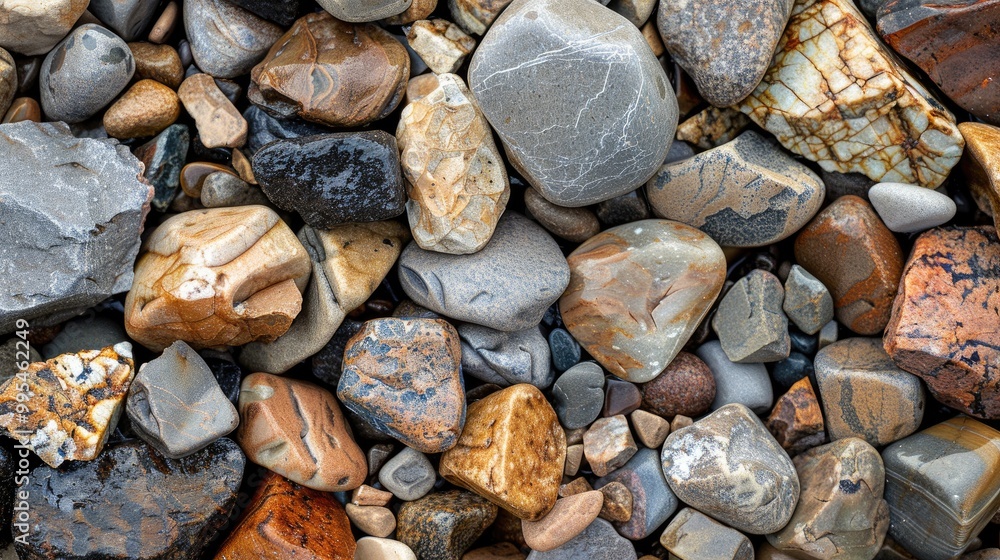 Polished decorative stone in frame for background Polished decorative stone in frame for background