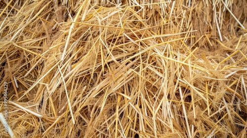 Rice straw in large quantities for feeding animals