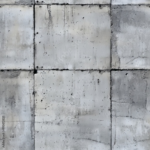 Seamless pattern of grungy concrete textures
