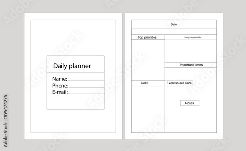 daily planner template