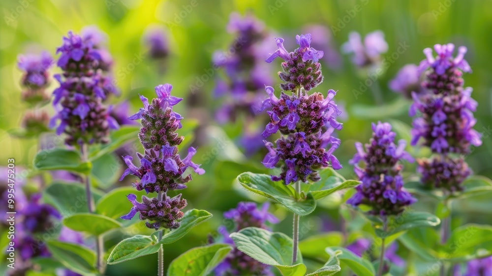 Prunella vulgaris a beneficial plant in alternative medicine and beauty care growing with purple flowers in the summer garden Prunella vulgaris a beneficial plant in alternative medicine and beauty care growing with purple flowers in the summer garden