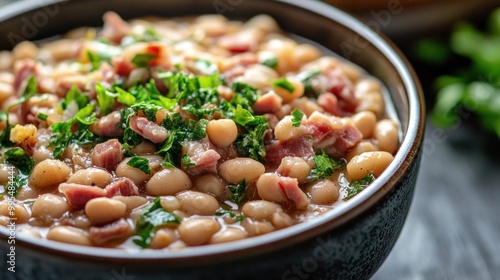 Delicious Ham and Beans Dish