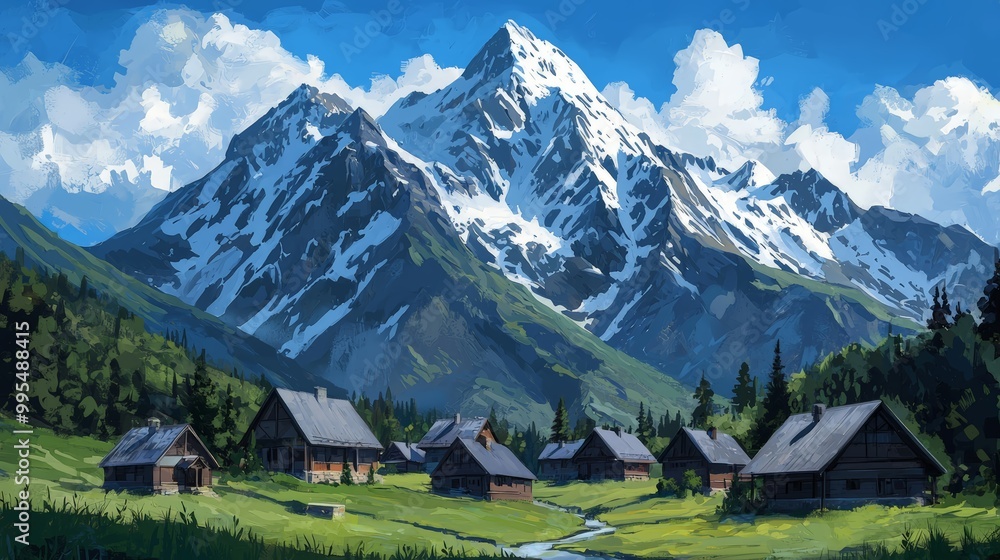 Mountain Water Management Village Mountain Water Management Village